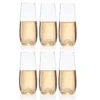 Lenox Tuscany Classics Stemless Champagne Flutes, Set Of Six -Best Glassware Store 884907L a1