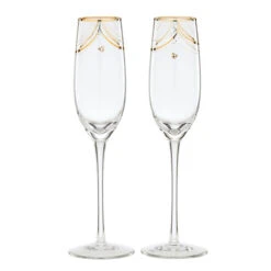 Lenox Disney Bridal Toasting Flutes Pair