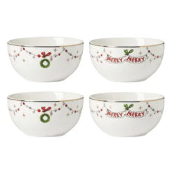 Lenox Merry Grinchmas 16oz All Purpose Bowls, Set Of 4