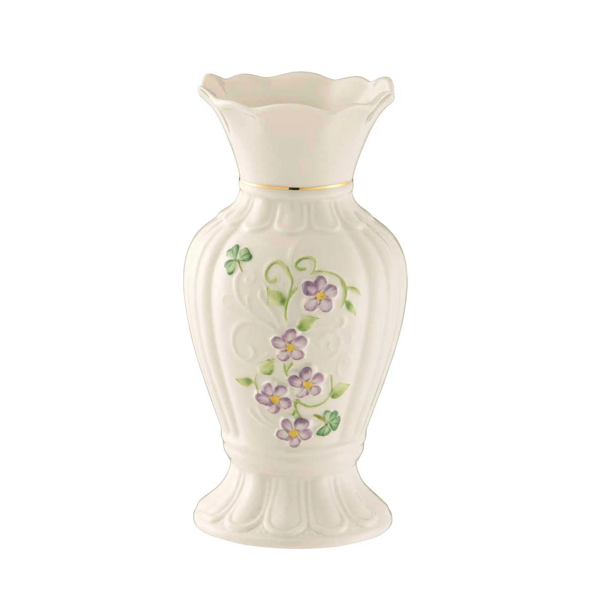 Belleek China Irish Flax 7" Vase 4 Belleek China Irish Flax 7" Vase - Image 2