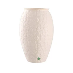 Belleek 10" Field Of Shamrocks Vase