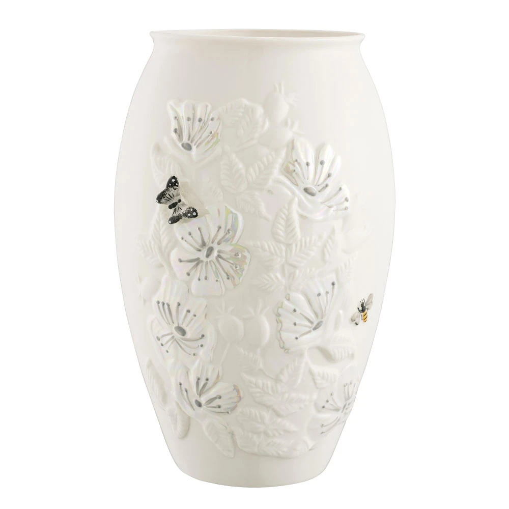 Belleek Irish Wild Rose 10" Vase 3 Belleek Irish Wild Rose 10" Vase