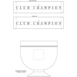 Crystal Blanc, Personalize! 9" Museum Crystal Bowl