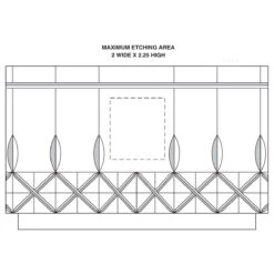 Crystal Blanc, Personalize! 9 3/4" Concerto Crystal Bowl -Best Glassware Store CB605 a3