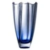 Galway Sapphire Dune 10" Square Vase -Best Glassware Store G45028 a1