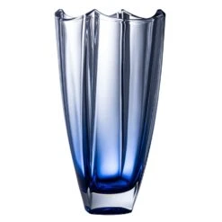 Galway Sapphire Dune 10" Square Vase