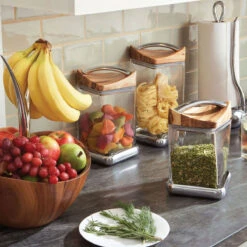 Nambe Metal And Wood 11 1/2" Gourmet Fruit Tree Bowl -Best Glassware Store MT0392N a4