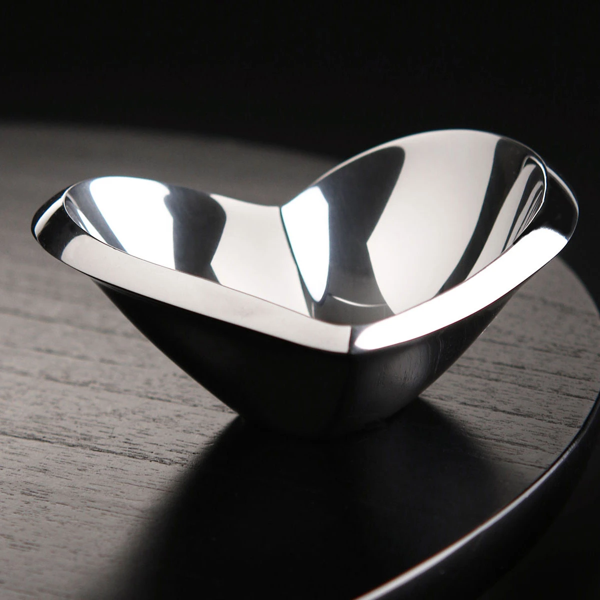 Nambe 4.75" Metal Amore Heart Bowl 4 Nambe 4.75" Metal Amore Heart Bowl - Image 2